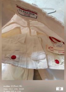 U.S Polo Assn 9-10 Yrs PureWhite Jeans (Twice Used