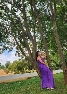 Purple 💜 Stylish Gown