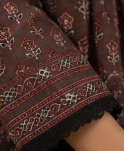⊹♡ Brown Printed Kurti 🤎🌿