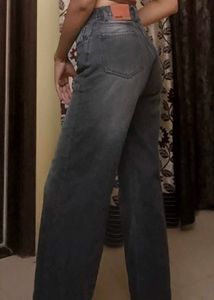 Wide Leg Denim Jeans