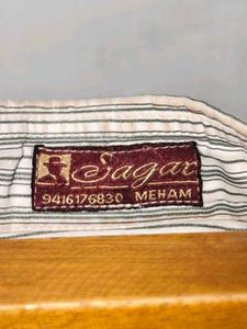Men's Striped Short Sleeve Shirt