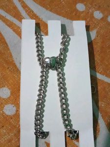 Couple  Heart Magnet Bracelet Chain