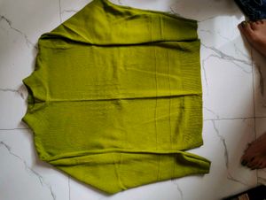 Lime Green Knit Sweater