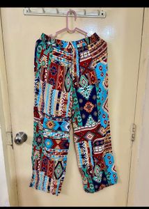 Boho printed palazzo pant