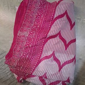 new trendy unused Elegant Designer Saree