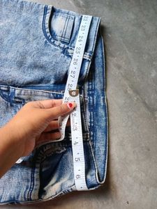 Acid Wash Denim Jeans