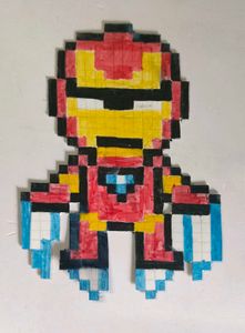 🦸🏻Young Artist Pixel Art Marvel Characters