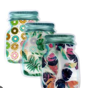 Reusable Pouch Set - Mason Jar Design