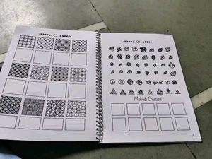 Reusable Mehendi Practice Book