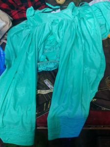 Embellished Aqua Kurta