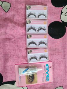False Eyelashes & Adhesive Set