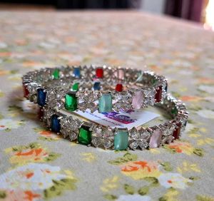 Brand-new 2 Gemstone Bangles