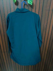 Teal Button-Up Shirt