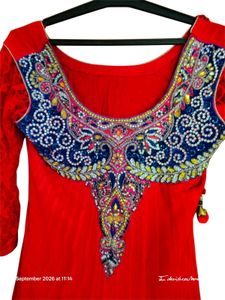 Anarkali Suit Without Legging