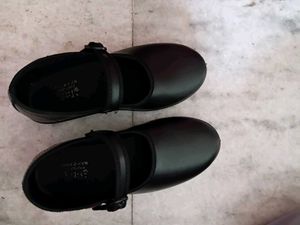 Women Black Buckle Shoes