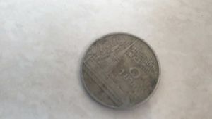 Vintage Thai 1 Baht Coin