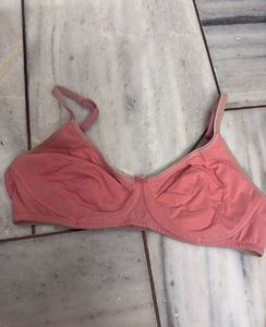 Pink Cotton Everyday Bra