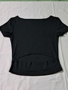 Chic Black tops and pant combo.