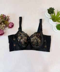 Elegant Black Lace Bra