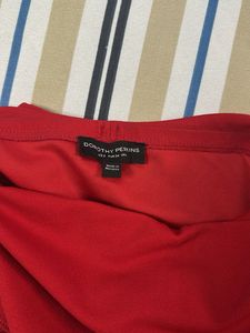 Chic Red Strapless culottes Jumpsuit