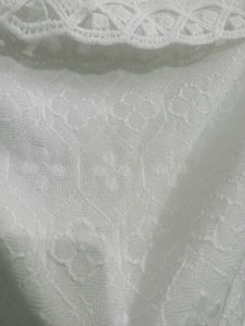White Lace &amp; Pearl Top