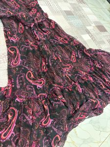 Stylish Paisley Print Wrap Dress💕