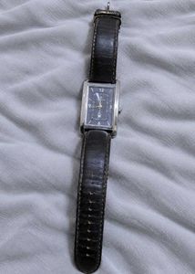 Original Titan Black Dial Tank Watch