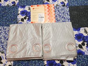 Cortina Embossed Abstract Printed Door Curtains