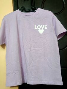 Lavender LOVE Heart T-Shirt