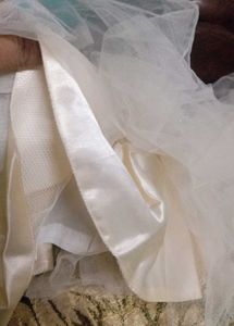 Glitery Frilled NetSatin Multi Layered Frock