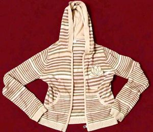 y2k Zip-Up Hoodie with Lotus Design
