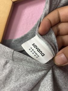 Grey Graphic croptop with 8 Ball Design(new)