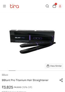 BBlunt Pro Titanium Hair Straightener