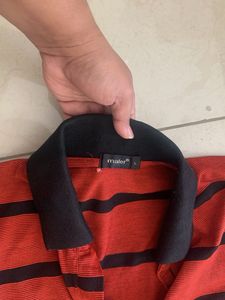 Men's Striped Polo T-Shirt