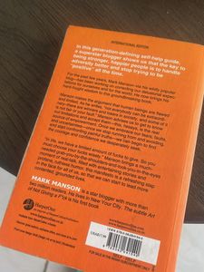 The Subtle Art of Not Giving a F*ck Book