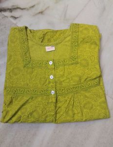 💚☘️ Green Printed Nightgown