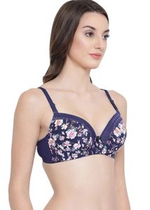 Clovia Level 1 Push-up Underwired Floral PrintMult