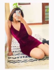 cherry red Spaghetti Strap Dress🍷🍒