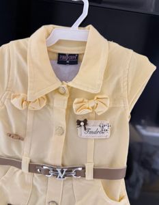 Bbay girl yellow dress