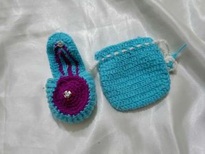 2Handmade Crocheted pouch