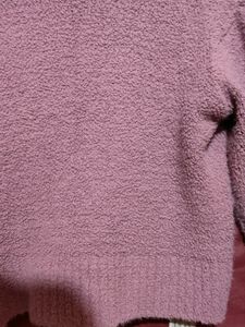 Mauve Cropped Hoodie
