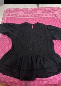 ZARA embroidered top