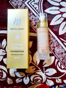 MY GLAMM SUPER SERUM FOUNDATION  With HYALURONIC  ACID SPF 30