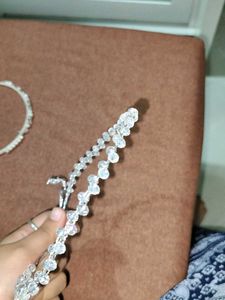 Sparkling Beaded tiara and head band set