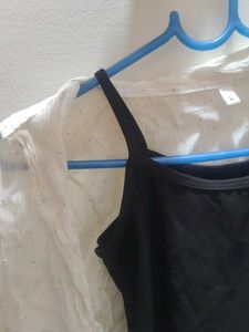 Korean Shirt with Black Top