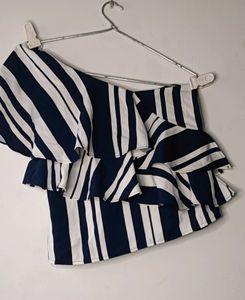 Party Wear One Side Off Shoulder Women Top