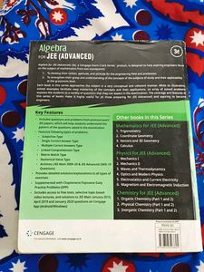 Algebra for JEE (Advanced) by G. Tewani
