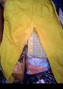 Elegant Yellow Kurta Set with Dupatta