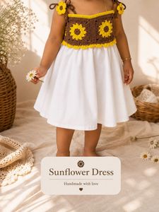 Crocheted Sunflower Dress