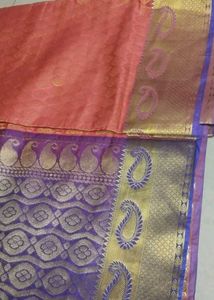Beautiful Pink Silk Saree